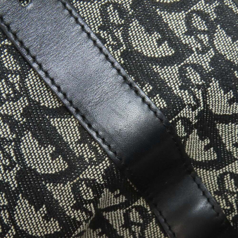 CHRISTIAN DIOR Black Canvas Trotter Shoulder Bag - Picture 16 of 16